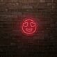 Smiley mit Herzaugen LED-Neonschild Wohnzimmer Bar