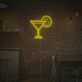 Cocktail With Lemon LED Neon Sign