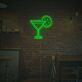 Cocktail With Lemon LED Neon Sign
