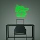 Niedliches Alien LED Neonschild im Cartoon Stil als Verspielte Wanddekoration für Gaming Zimmer Kinderzimmer oder Moderne Wohnräume