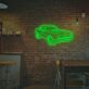 Blaues Retro Auto LED Neonschild im Klassischen Muscle Car Design als Stylische Wanddekoration für Garage Wohnzimmer Gaming Zimmer Büro oder Männerzimmer