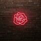 Rosenblüte LED-Neonschild Wohnzimmer Schlafzimmer