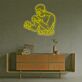 Boxer LED Neonschild minimalistisches Neon Wandlicht für Fitnessraum Studio oder moderne Räume