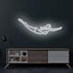Schwimmerin als LED-Neonschild