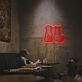 Katze und Hund LED Neonschild minimalistisches Neon Wandlicht für Wohnzimmer Schlafzimmer oder Café