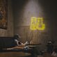 Katze und Hund LED Neonschild minimalistisches Neon Wandlicht für Wohnzimmer Schlafzimmer oder Café