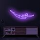 Schwimmerin als LED-Neonschild