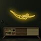 Schwimmerin als LED-Neonschild