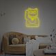 winkende Glückskatze LED-Neonschild Wohnzimmer