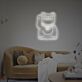 winkende Glückskatze LED-Neonschild Wohnzimmer