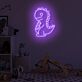 Dinosaurier LED-Neonschild Kinderzimmer
