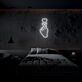 Handgeste mit Herzsymbol LED-Neonschild für Schlafzimmer Wohnzimmer