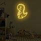Dinosaurier LED-Neonschild Kinderzimmer
