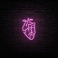 anatomisches Herz LED-Neonschild Bar Wohnzimmer