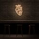 anatomisches Herz LED-Neonschild Bar Wohnzimmer