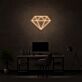 Diamant Symbol LED-Neonschild für Home Office und Wohnzimmer