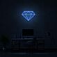 Diamant Symbol LED-Neonschild für Home Office und Wohnzimmer