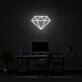 Diamant Symbol LED-Neonschild für Home Office und Wohnzimmer
