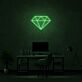 Diamant Symbol LED-Neonschild für Home Office und Wohnzimmer