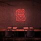 Glückskatze LED-Neonschild für Cafe Restaurant