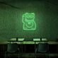 Glückskatze LED-Neonschild für Cafe Restaurant