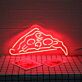 Pizzastück LED-Neonschild für Restaurant Bar