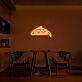 Pizzastück LED-Neonschild für Restaurant Bar