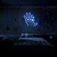 Händehaltendes Paar LED-Neonschild Schlafzimmer Wohnzimmer