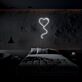 Herzluftballon LED-Neonschild Schlafzimmer Wohnzimmer