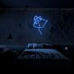 Gesicht mit Sonnenbrille LED-Neonschild Schlafzimmer Wohnzimmer