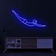 Turmspringer Silhouette LED-Neonschild für Wohnzimmer und Sportstudio