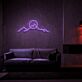Berglandschaft mit Sonne LED-Neonschild für Wohnzimmer Lounge
