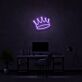 Krone LED-Neonschild für Home Office und Wohnzimmer