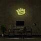 Krone LED-Neonschild für Home Office und Wohnzimmer