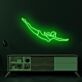 springende Schwimmerin LED-Neonschild Wohnzimmer Sportstudio
