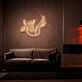 schwebende Figur im Weltraum LED-Neonschild Wohnzimmer Studio