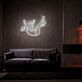 schwebende Figur im Weltraum LED-Neonschild Wohnzimmer Studio