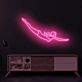 springende Schwimmerin LED-Neonschild Wohnzimmer Sportstudio
