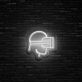 Person mit VR-Headset LED-Neonschild für Gaming Lounge