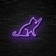 Katze im Spiel LED-Neonschild Wohnzimmer Kinderzimmer