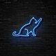 Katze im Spiel LED-Neonschild Wohnzimmer Kinderzimmer