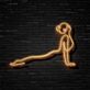 Frau in Yoga-Pose LED-Neonschild für Yoga Studio