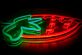 Erdbeere LED-Neonschild für Café und Küche