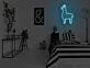 Lama LED-Neonschild für Schlafzimmer Wohnzimmer
