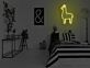 Lama LED-Neonschild für Schlafzimmer Wohnzimmer