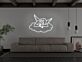 Engel auf Wolke LED-Neonschild Schlafzimmer Wohnzimmer