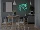 Einhornkopf LED-Neonschild für Schlafzimmer oder Wohnzimmer