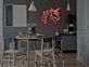 Einhornkopf LED-Neonschild für Schlafzimmer oder Wohnzimmer
