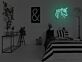 Einhornkopf LED-Neonschild für Schlafzimmer oder Kinderzimmer