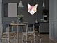 Katze mit Blitzsymbol LED-Neonschild Schlafzimmer Wohnzimmer